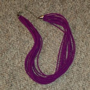Purple necklace